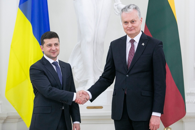 G. Nausėda su Ukrainos prezidentu aptars situaciją Baltarusijoje
