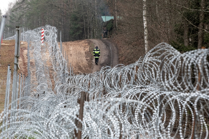 Pasienyje su Baltarusija apgręžti keturi neteisėti migrantai