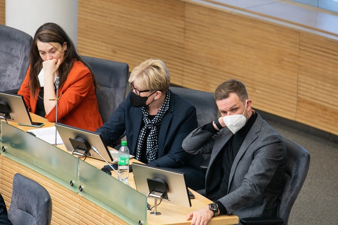 Premjerė interpeliaciją G. Landsbergiui sieja su noru nukreipti dėmesį nuo A. Stončaičio