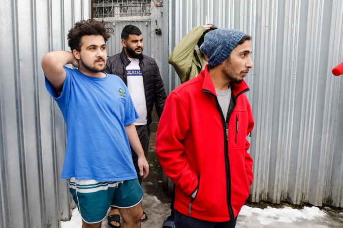 Pasienyje su Baltarusija apgręžti keturi neteisėti migrantai