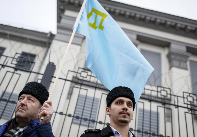 Lietuva smerkia Rusijos siekį uždrausti Krymo totorių Medžliso veiklą