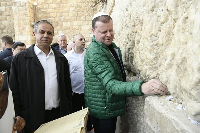 Lietuvai teko atsakyti į Palestinos notą po S. Skvernelio vizito Izraelyje