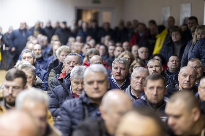 Profsąjungos vadovas: vairuotojų streikas gali tęstis dieną, gali tęstis ir pusmetį