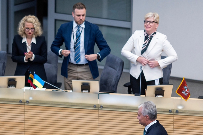 I. Šimonytė ir G. Landsbergis įvertino prezidento pranešimą: tai – rinkiminė kalba