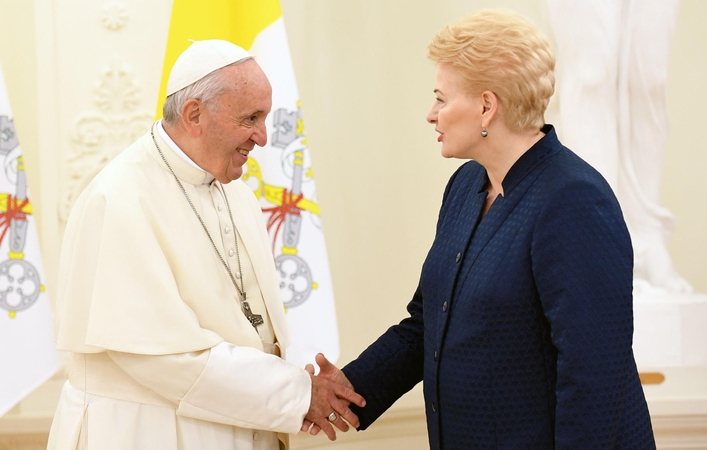 Popiežius: ši tauta iš tiesų turi tvirtą sielą