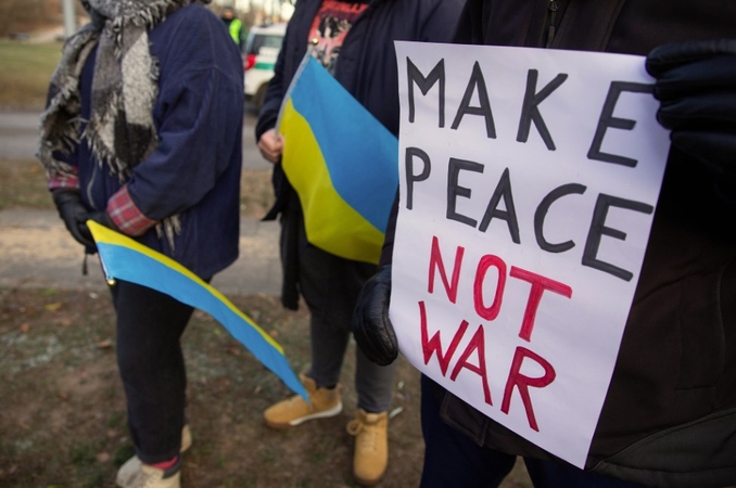 Vilniuje, Kaune ir Klaipėdoje – solidarumo su Ukraina akcijos