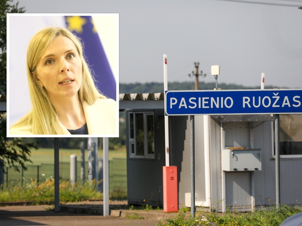 Ministrė: nepaprastoji padėtis leistų riboti judėjimą pasienyje, ryšį migrantų stovyklose