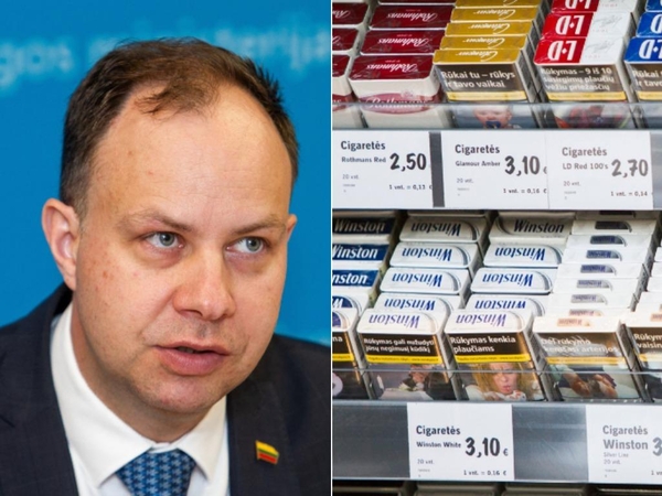 Dar vienas A. Verygos draudimas: šįkart – dėl rūkalų