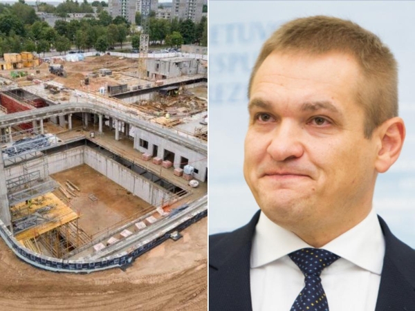 Ministras siūlo dalį stadiono lėšų perskirstyti Lazdynų baseinui