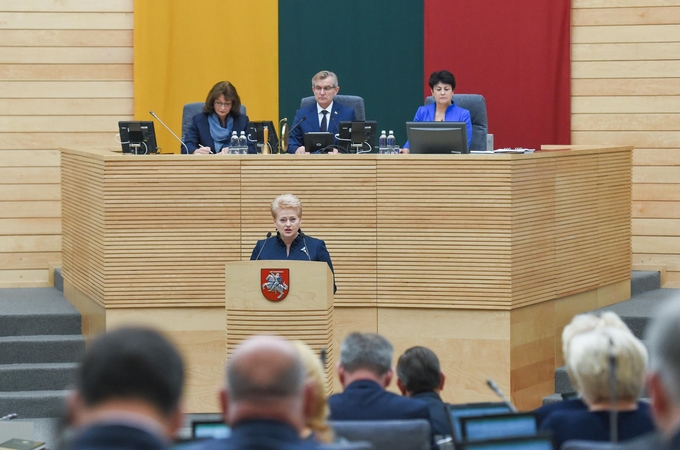 Prezidentė pateikė Seimui S. Skvernelio kandidatūrą į premjerus