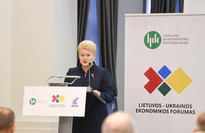 D. Grybauskaitė: Ukrainai būtina integruotis į Europos ir pasaulio rinkas