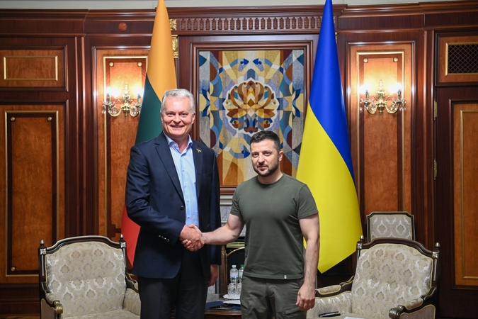 G. Nausėda: oro gynybos sistemų Ukrainai tiekimas yra būtinas pergalei pasiekti