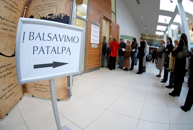 Lietuvoje prasidėjo išankstinis balsavimas Seimo rinkimuose