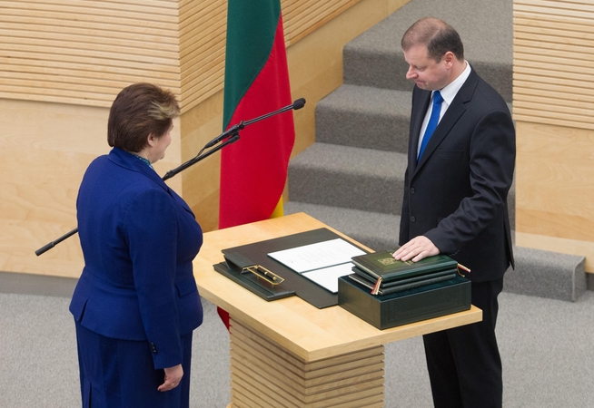 Prisiekė naujasis vidaus reikalų ministras