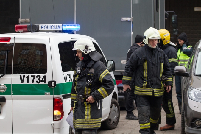 Specialiosios tarnybos sulėkė prie Operos ir baleto teatro
