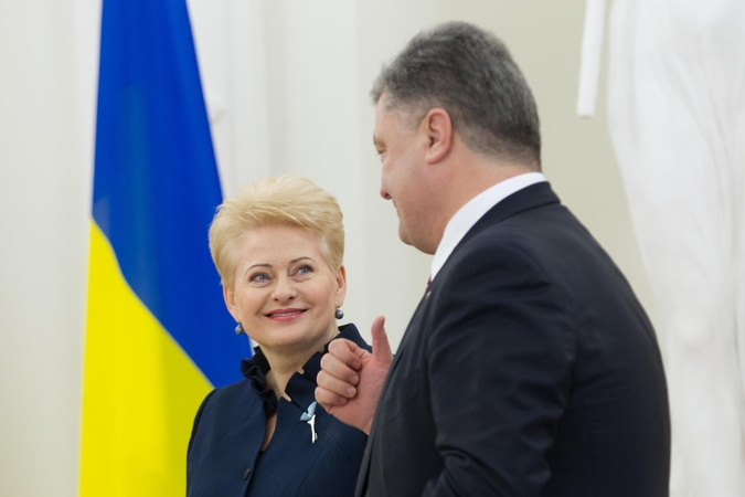 D. Grybauskaitė vyks į Ukrainą susitikti su P. Porošenka