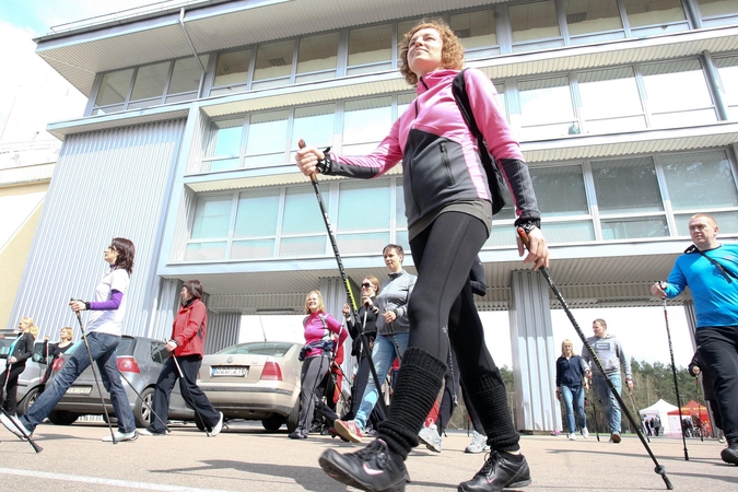 Masinio šiaurietiškojo ėjimo žygis Vingio parke stebins ir staigmenomis