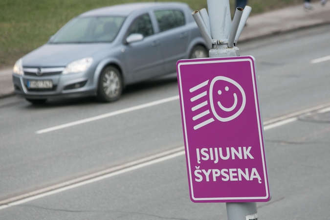 „Įsijunk šypseną“ ženklai – jau visuose Lietuvos didmiesčiuose