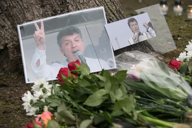 Vilniuje atidaromas rusų opozicionieriaus B. Nemcovo skveras