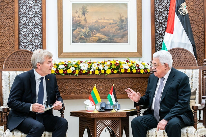V. Pranckietis pakvietė palestiniečius Lietuvoje steigti atstovybę