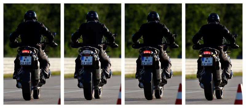 BMW inovacija motociklams – saugesnis stabdžių šviesos signalas
