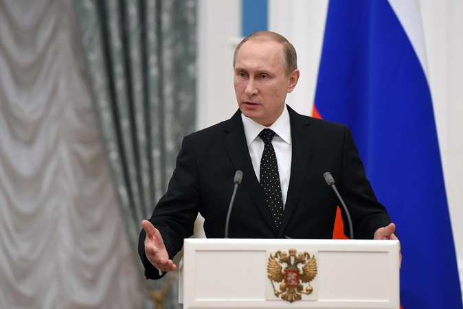 V. Putinas: JAV žinojo Turkijos numušto Rusijos lėktuvo maršrutą