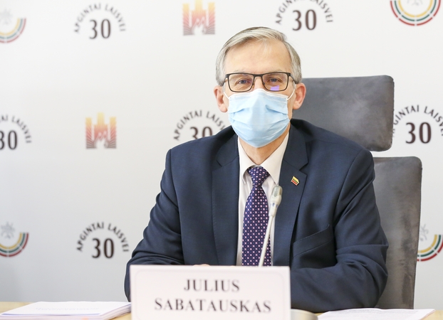Seimo vicepirmininkas socialdemokratas Julius Sabatauskas