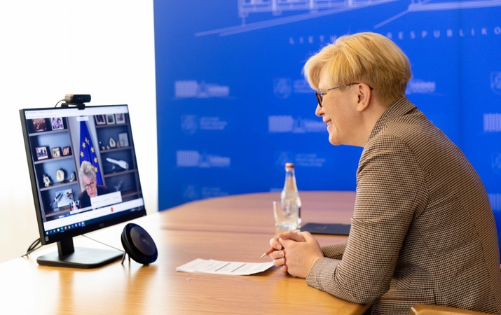 Premjerė: Lietuva galėtų prisidėti prie ES pastangų plėsti vakcinų gamybą