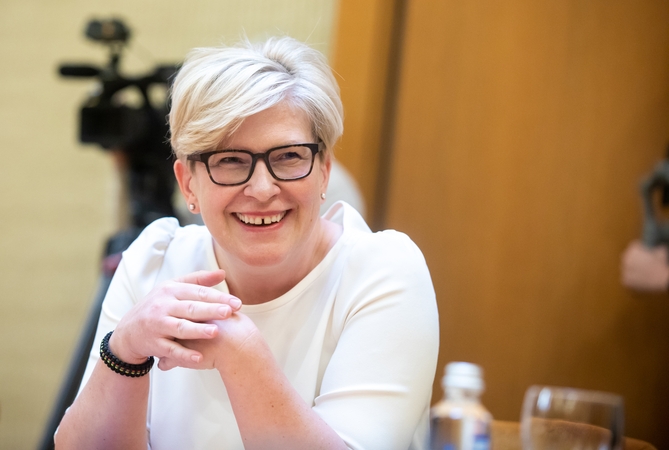 Premjerė neatmeta galimybės išeiti atostogų: planuoju, bet pamatysime