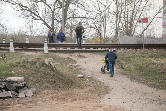 Vilniaus Iešmininkų gatvėje ketinama įrengti tunelį po geležinkeliu