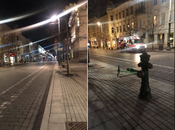Ankstų rytą Gedimino prospekte susižalojo paspirtukininkas