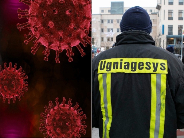 Darbe koronavirusu užsikrėtę ugniagesiai gaus kompensacijas