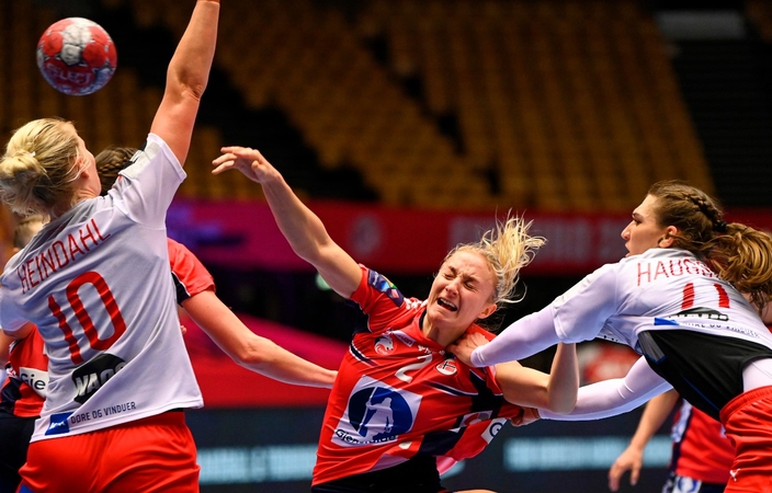 Europos čempionato finale – Norvegijos ir Prancūzijos rankininkės