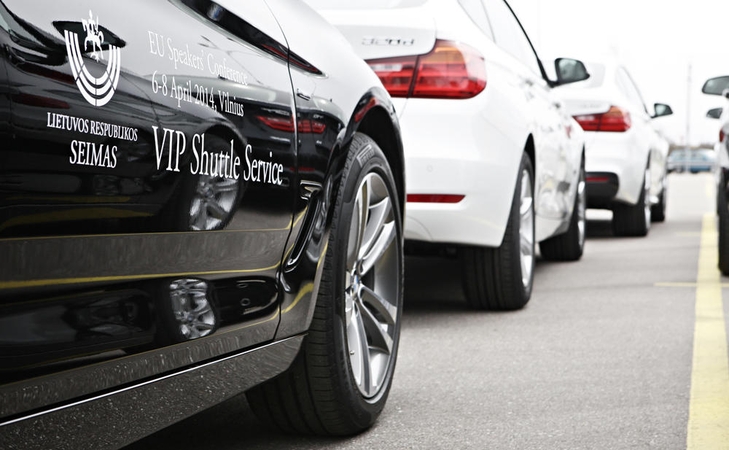 Europos parlamentų vadovai Lietuvoje važinės BMW automobiliais