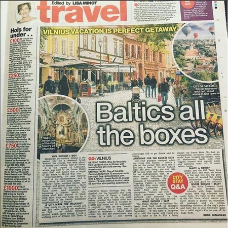 Milijoninio tiražo britų „The Sun“ – reportažas iš Vilniaus