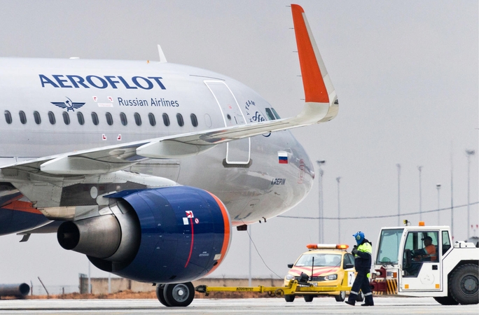 „Aeroflot“ atšaukė keturis skrydžius tarp Maskvos ir Vilniaus