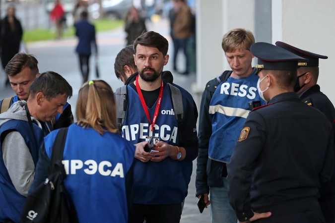 Pareiškime – susirūpinimas dėl situacijos Baltarusijoje ir žurnalistų saugumo