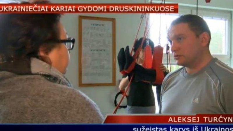 Sužaloti Ukrainos kariai reabilituojasi Druskininkuose