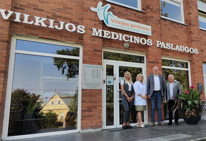 Stiprybės: Vilkijos PSPC direktorius labiausiai džiaugiasi puikia šeimos gydytojų komanda, darniu medikų kolektyvu.