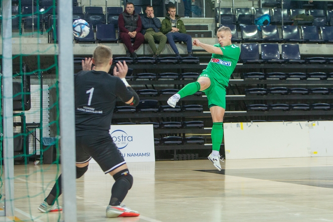 Salės futbolo ketvirtfinalyje prireiks papildomo mačo