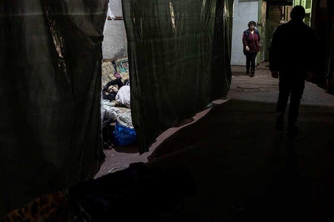 Ukraina: civiliams iš gamyklos „Azot“ evakuoti reikia visiško ugnies nutraukimo