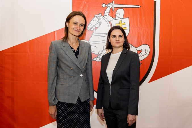 Viktorija Čmilytė-Nielsen ir Sviatlana Cichanouskaja