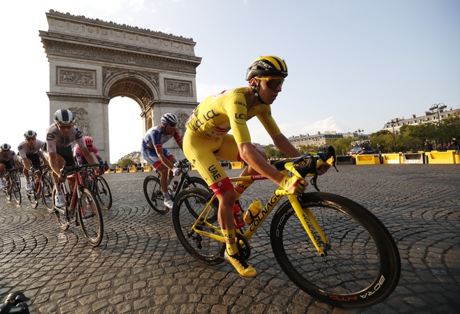 Tikslas: šiemet "Tour de France" pabaigtuvės buvo tradicinės – dviratininkai finišavo Paryžiuje, su geltonais lyderio marškinėliais – nugalėtojas T.Pogačaras.