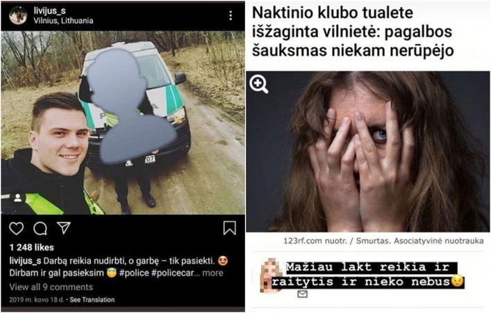 Iš merginos išžaginimo pasišaipęs pareigūnas sulaukė prastos žinios iš etikos sargų