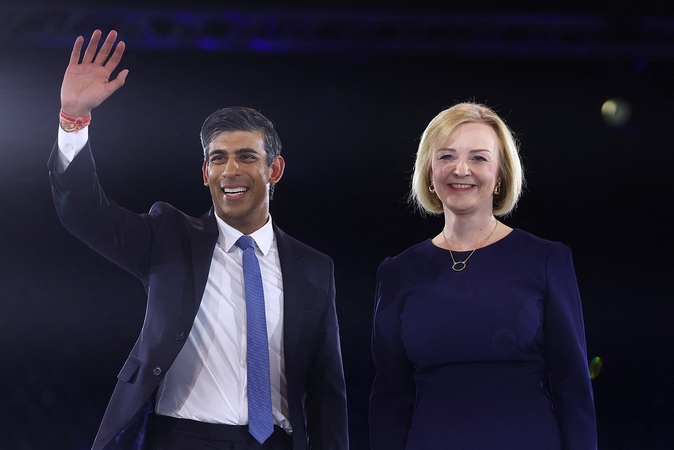 Rishi Sunakas ir Liz Truss