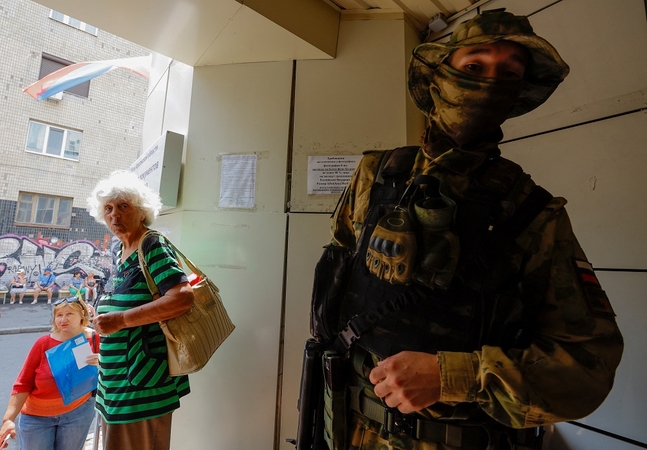 Ukrainos prezidentūra: beveik visoje Chersono srities teritorijoje vyksta įnirtingos kovos