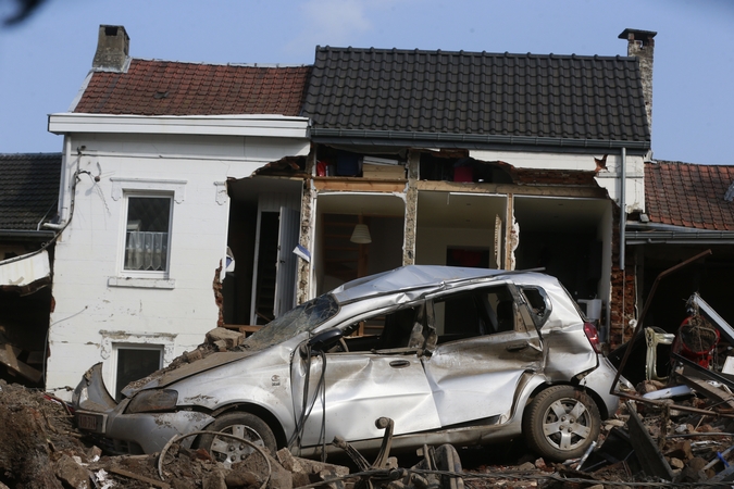 Belgijoje potvynio padaryta žala viršija 10 mlrd. eurų