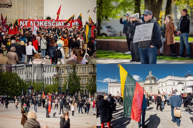 Proteste prieš NT mokestį – pyktis: žmogaus būstas yra neliečiamas!