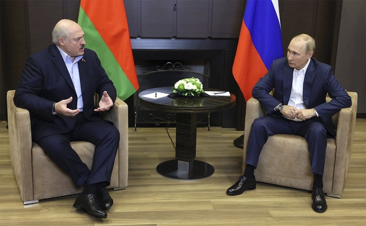 Aliaksandras Lukašenka ir Vladimiras Putinas