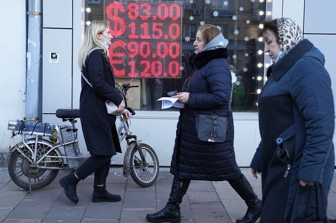 EK viceprezidentas: ES efektyviausios sankcijos Rusijai – prieš jos finansų sistemą